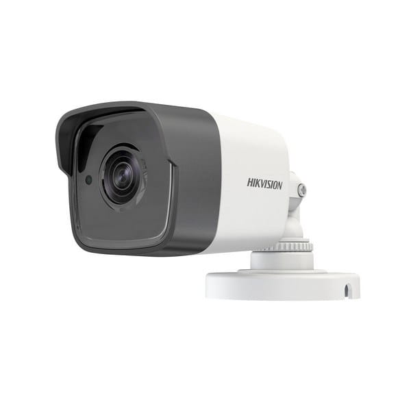 Cámara HD-TVI Bullet  de 5MP. Sensor de imagen CMOS de 5 MP. Lente fijo de 2.8mm. Apta exterior, grado de protección IP67. Video frame rate 2592 × 1944 a  20fps. Iluminador IR de 20M de alcance efecti