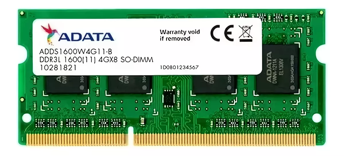 DDR3 4GB ADATA 1600MHZ CL11 1.35V