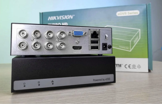 DVR HIKVISION 8 CANALES + 2 IP , 1080LITE. GRABACION H.265 + ALMAC. INTERNO DE 480GB, CLASIFIC DE PERSONAS Y VEHICULOS