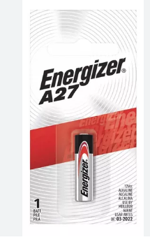 PILA ENERGIZER A27 X UNID