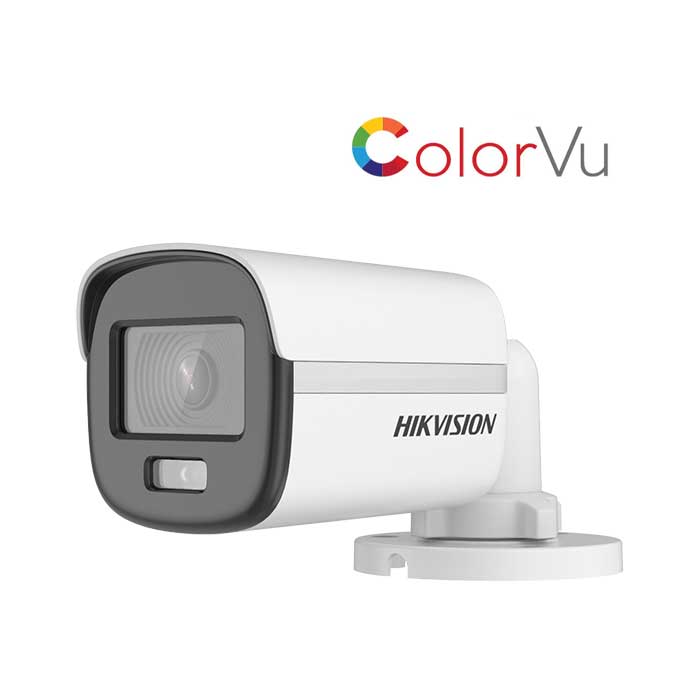 Cámara Color vu Bullet plastica FULL HD 2mp con lente fijo de 2.8mm. IR 20mts IP67