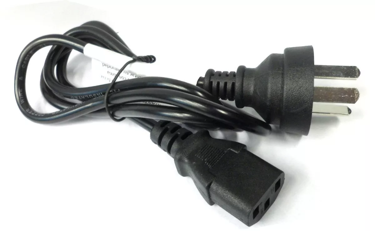 CABLE ALIMENTACION P.C. NEGRO 1.2M