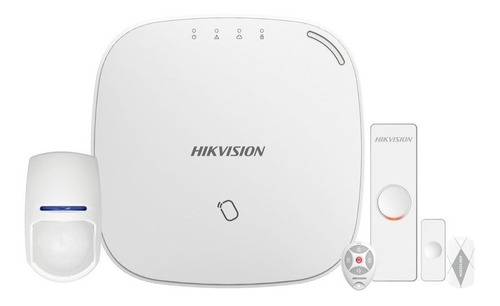 KIT PANEL DE ALARMA HIKVISION INALAMBRICA (WIFI - GPRS). 1 HUB, 1 PIR, 1 MAGNÉTICO, 1 C. REM. WIFI/GPRS