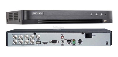 DVR HIKVISION 1080P DS-7208HQHI-F1/NIO Grabadora de 8 CH Turbo 3.0 4brid (Analogica, Turbo HD, AHD, 1 canal IP), 1 in audio, 1 sal audio, 2 HD MAX 6TB, VGA / HDMI, Graba 12 fps 1080P y tpo. real 720P,